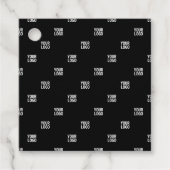 Uw Logo of een ander Afbeelding | Diagonal Stripes Bedankjes Labels (Voorkant)