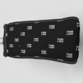 Uw Logo of een ander Afbeelding | Diagonal Stripes Golfheadcover (Voorkant)