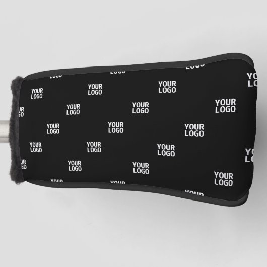 Uw Logo of een ander Afbeelding | Diagonal Stripes Golfheadcover (Voorkant)