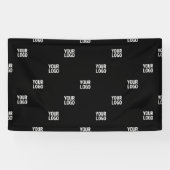 Uw Logo of een ander Afbeelding | Diagonal Stripes Spandoek (Horizontaal)