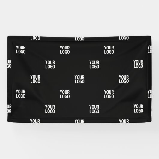 Uw Logo of een ander Afbeelding | Diagonal Stripes Spandoek (Horizontaal)