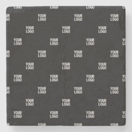 Uw Logo of een ander Afbeelding | Diagonal Stripes Stenen Onderzetter