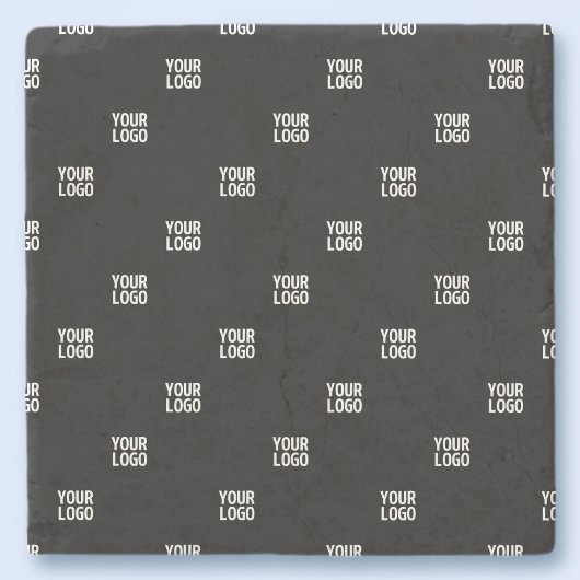 Uw Logo of een ander Afbeelding | Diagonal Stripes Stenen Onderzetter