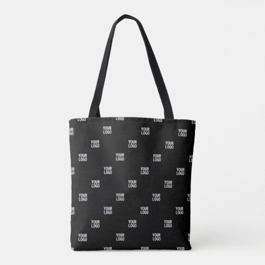 Uw Logo of een ander Afbeelding | Diagonal Stripes Tote Bag (Achterkant)
