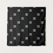 Uw Logo of een ander Afbeelding | Diagonal Stripes Wandkleed (Voorkant)