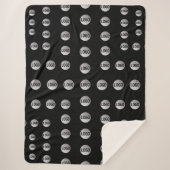 Uw Logo of een ander Afbeelding | Uniek modern pat Sherpa Deken (Voorkant)