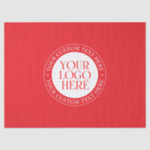 Uw logo of een andere afbeelding | Kerstmis Rood & Tissuepapier (Voorkant)