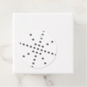 Uw Logo of een geüpload Afbeelding | sterpatroon Bedankjes Labels (In situ)