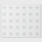 Uw Logo of een geüpload Afbeelding | sterpatroon Cadeaupapier (Vlak)