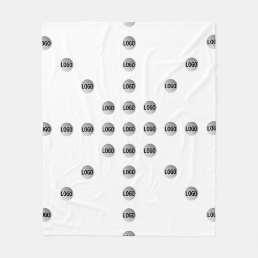 Uw Logo of een geüpload Afbeelding | sterpatroon Fleece Deken (Voorkant)