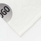 Uw Logo of een geüpload Afbeelding | sterpatroon Fleece Deken (Hoek)