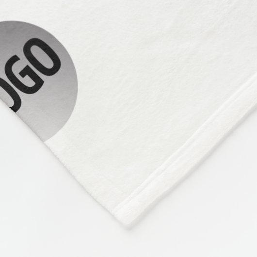 Uw Logo of een geüpload Afbeelding | sterpatroon Fleece Deken (Hoek)
