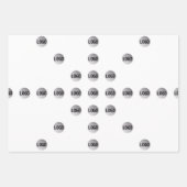 Uw Logo of een geüpload Afbeelding | sterpatroon Inpakpapier Vel (Voorkant)