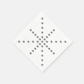 Uw Logo of een geüpload Afbeelding | sterpatroon Servet (Hoek)