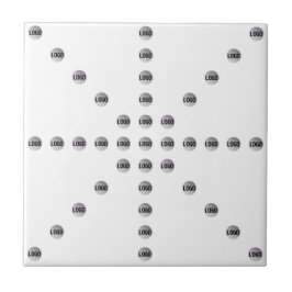 Uw Logo of een geüpload Afbeelding | sterpatroon Tegeltje