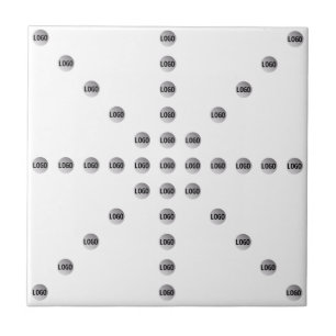 Uw Logo of een geüpload Afbeelding   sterpatroon Tegeltje