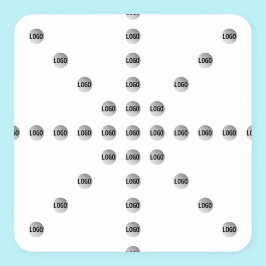 Uw Logo of een geüpload Afbeelding | sterpatroon Vierkante Sticker