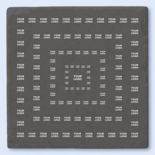 Uw Logo of een ontwerp/Afbeelding | Vierkant patro Stenen Onderzetter