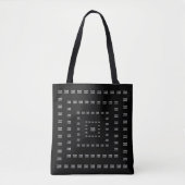 Uw Logo of een ontwerp/Afbeelding | Vierkant patro Tote Bag (Voorkant)
