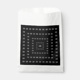 Uw logo of elk ontwerp/afbeelding | Vierkant patro Bedankzakje