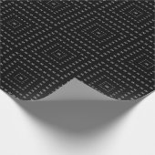 Uw logo of elk ontwerp/beeld | vierkant patroon  cadeaupapier (Hoek)