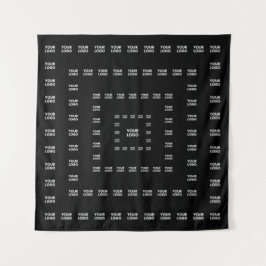 Uw logo of elk ontwerp/beeld | Vierkant patroon  Wandkleed