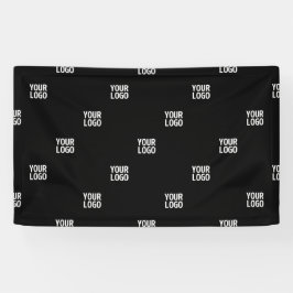 Uw logo of elke afbeelding | Diagonale strepen  Spandoek