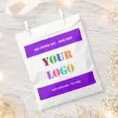 Uw logo of foto tekst favoriet zak voorbeeld bedankzakje (Geknipt)