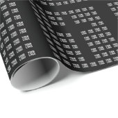 Uw logo of geüpload afbeelding | Kruispatroon Cadeaupapier (Rol Hoek)