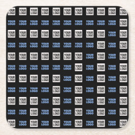 Uw Logo of geüploade Afbeelding | geometrisch patr Kartonnen Onderzetters