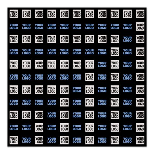 Uw Logo of geüploade Afbeelding | geometrisch patr Perfect Poster (Voorkant)