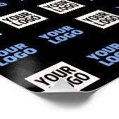 Uw Logo of geüploade Afbeelding | geometrisch patr Perfect Poster (Hoek)