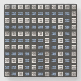 Uw Logo of geüploade Afbeelding | geometrisch patr Stenen Onderzetter