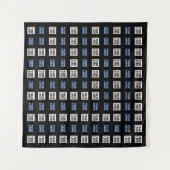 Uw Logo of geüploade Afbeelding | geometrisch patr Wandkleed (Voorkant (horizontaal))