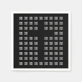 Uw Logo of geüploade Afbeelding | kruispatroon Servet (Voorkant)