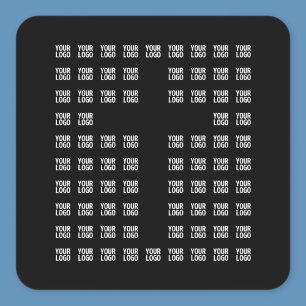 Uw Logo of geüploade Afbeelding   kruispatroon Vierkante Sticker