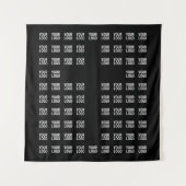 Uw Logo of geüploade Afbeelding | kruispatroon Wandkleed (Voorkant)