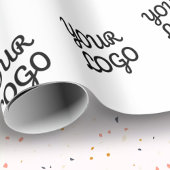 Uw Logo of ontwerp betegeld Cadeaupapier