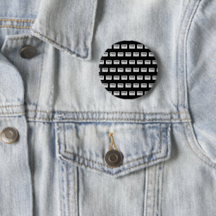 Uw logo of ontwerp bewerkbare kleur achtergrond ronde button 5,7 cm