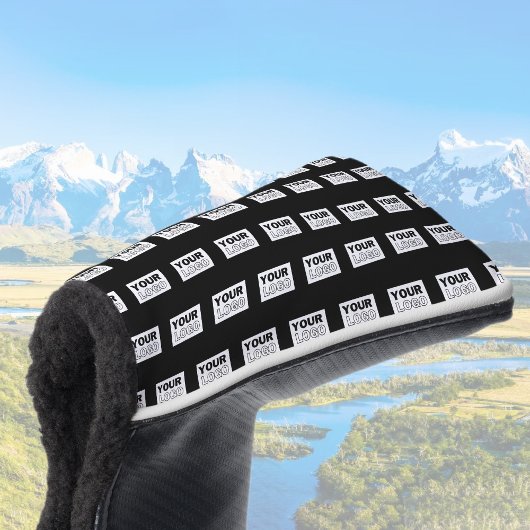 Uw Logo of ontwerp | Bewerkbare kleurenachtergrond Golfheadcover