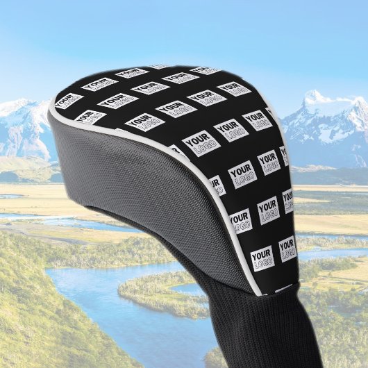 Uw Logo of ontwerp | Bewerkbare kleurenachtergrond Golfheadcover