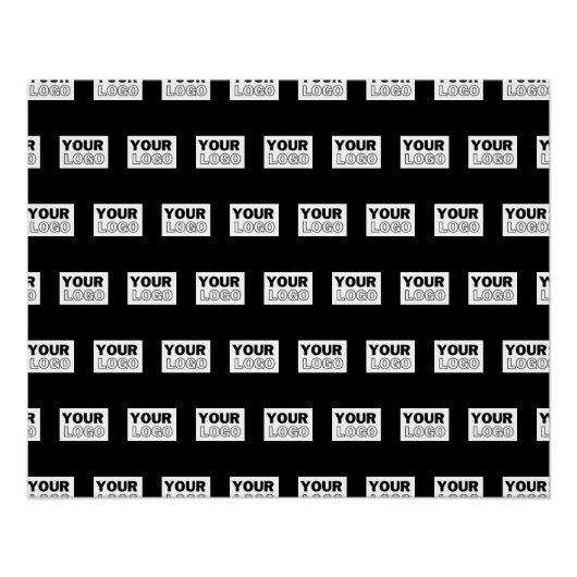 Uw Logo of ontwerp | Bewerkbare kleurenachtergrond Perfect Poster (Voorkant)