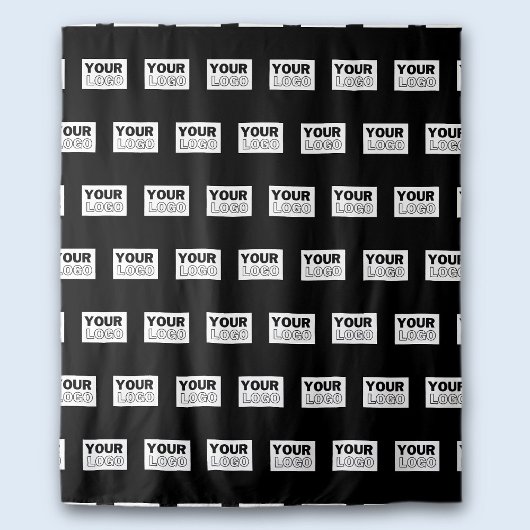 Uw Logo of ontwerp | Bewerkbare kleurenachtergrond Wandkleed