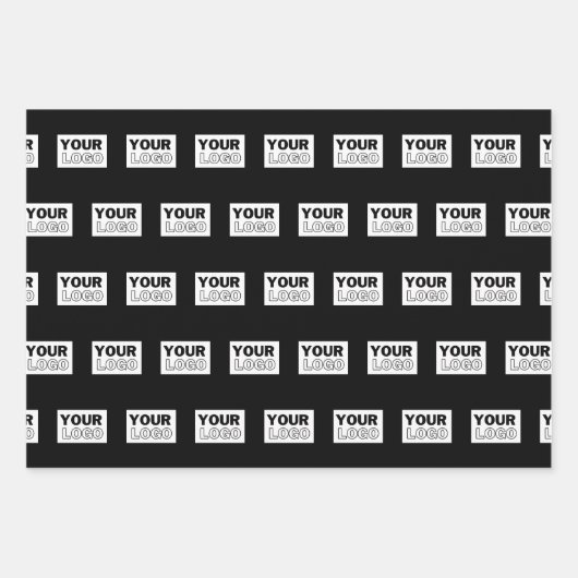 Uw logo of ontwerp | Effen kleur achtergrond  Inpakpapier Vel (Voorkant)