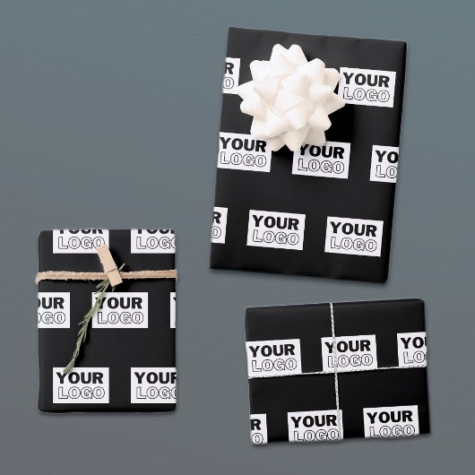 Uw logo of ontwerp | Effen kleur achtergrond Inpakpapier Vel