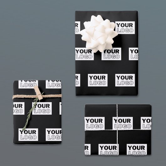 Uw logo of ontwerp | Effen kleur achtergrond  Inpakpapier Vel