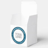 Uw Logo of ontwerp en circulaire tekst Bedankdoosjes (Geopend)