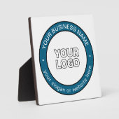 Uw Logo of ontwerp en  circulaire tekst Fotoplaat (Voorkant)