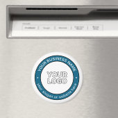 Uw Logo of ontwerp en  circulaire tekst Magneet (Insitu (Vaatwasser))