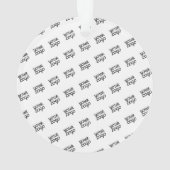 Uw Logo of ontwerpelement betegeld Ornament (achterkant)